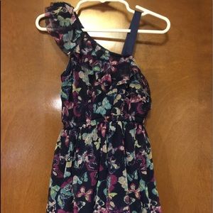 Girl's Butterfly Print Dress 3t